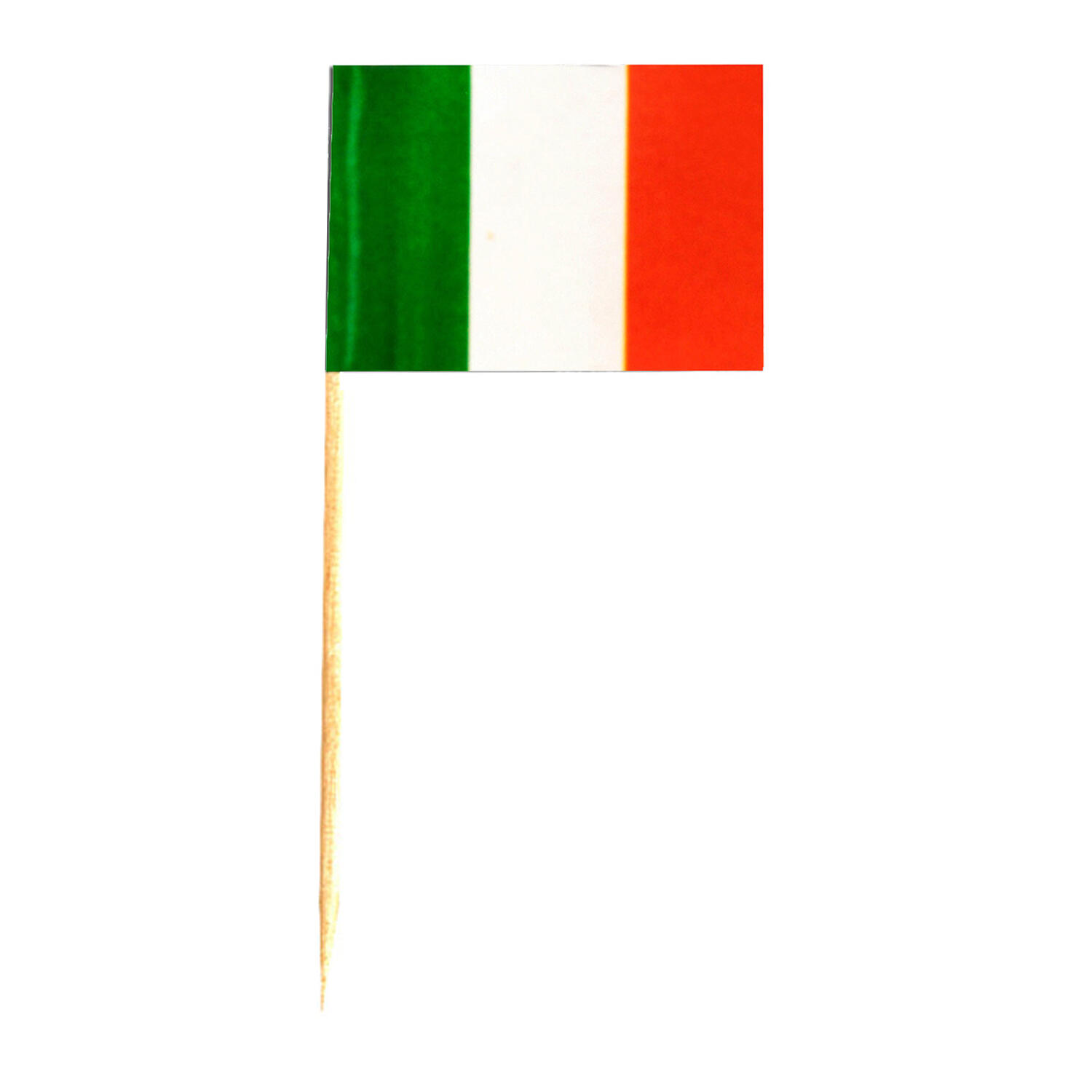 Flaggenpicker Fahnenpicker Deko-Picker Land Italien, 100 Stk.