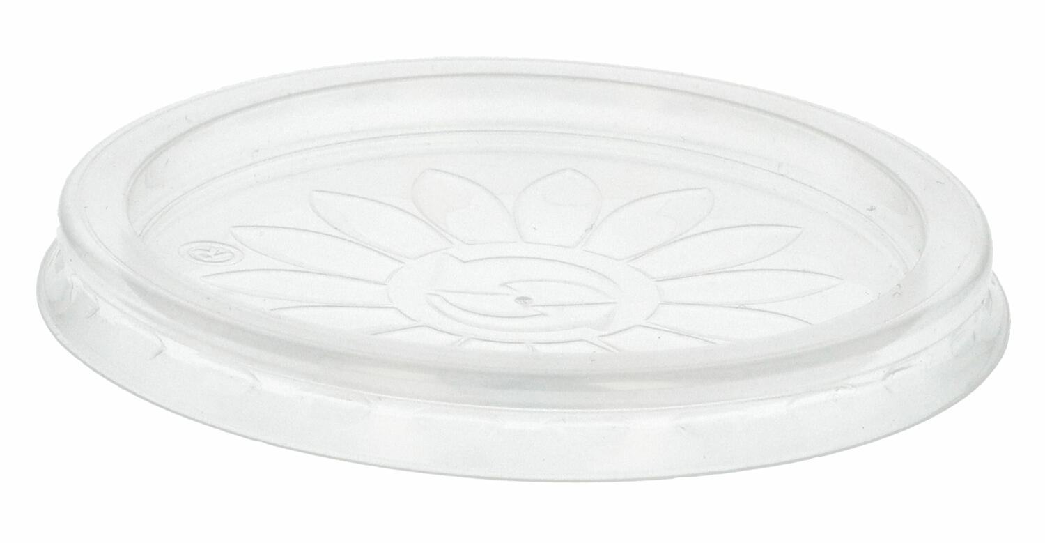 Deckel aus PP für Mehrweg Suppenbecher  Ø 11,5 cm transparent, 25 Stk