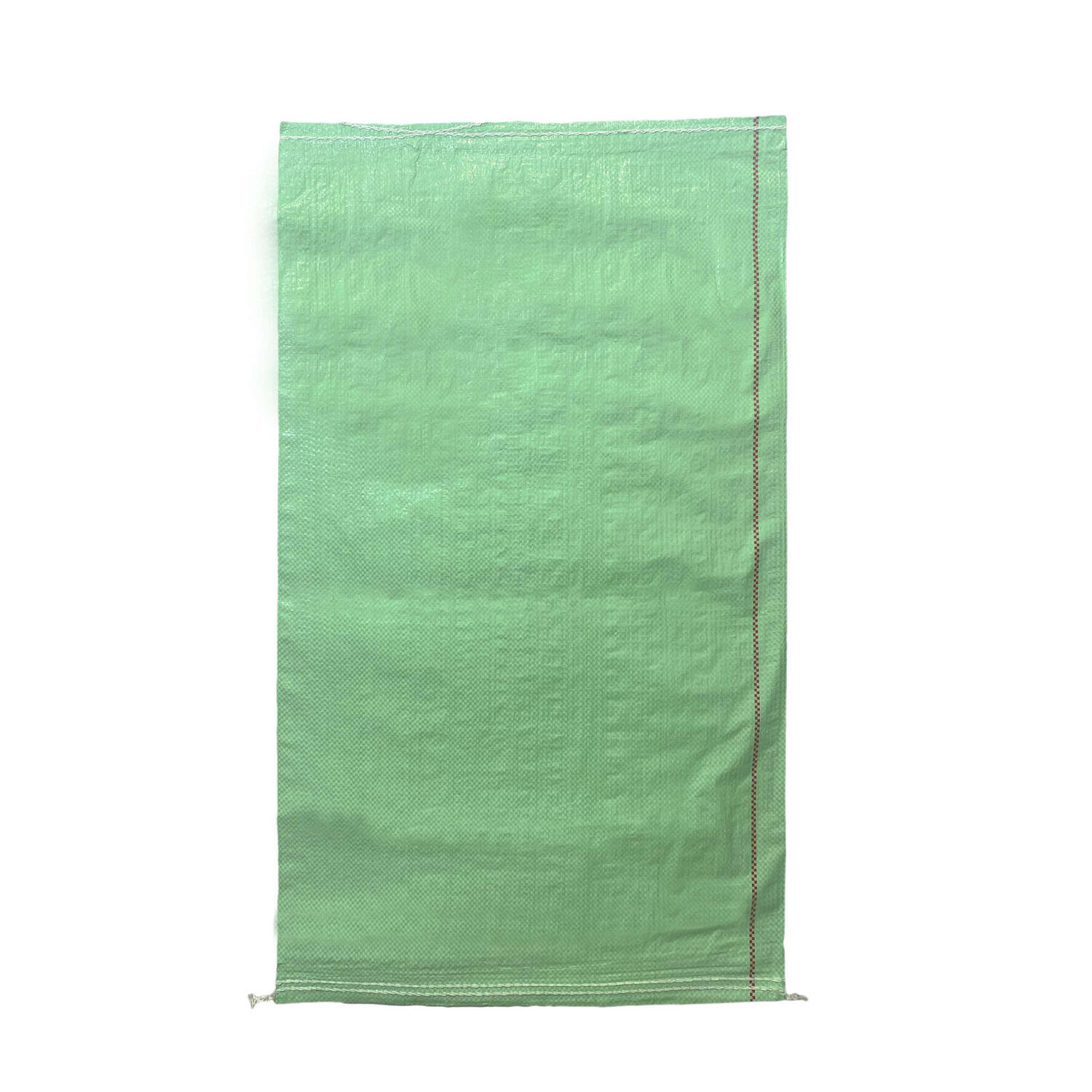 Schwerlastsack Gewebesack Hochwassersack Getreidesack Lagersack PP mit rotem Streifen 500 x 800 mm 30 kg grün