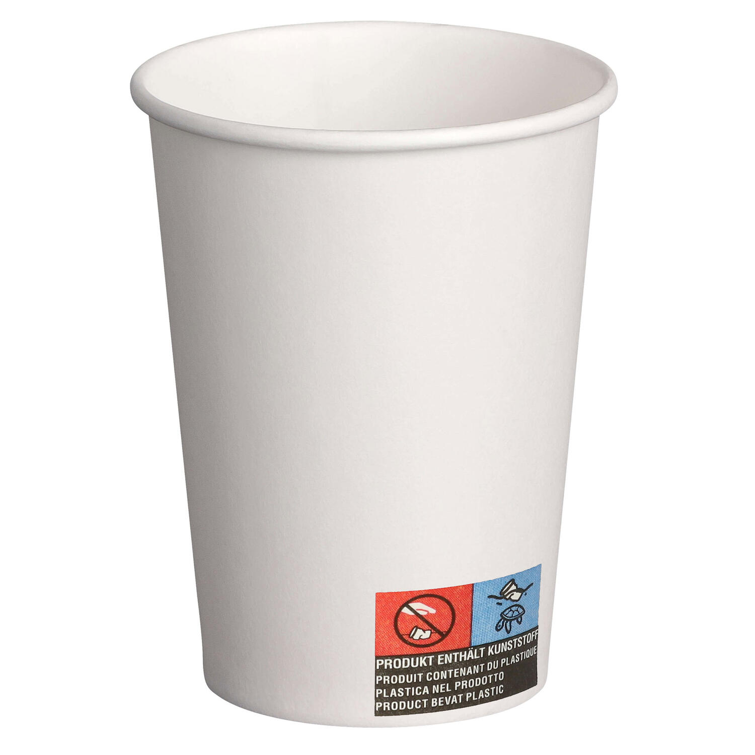 Automatenbecher Kaffeebecher 70,3mm Ø, weiß, Pappe beschichtet, 180 ml  100 Stk.