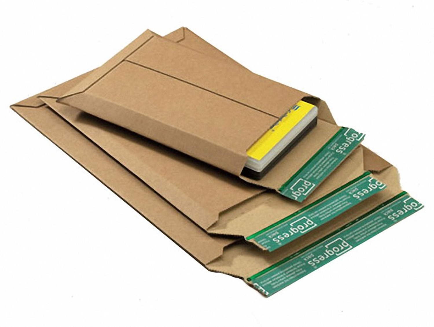 Wellpappe Versandtaschen W01.10 - 640x530x -55mm fr Kalenderversand braun