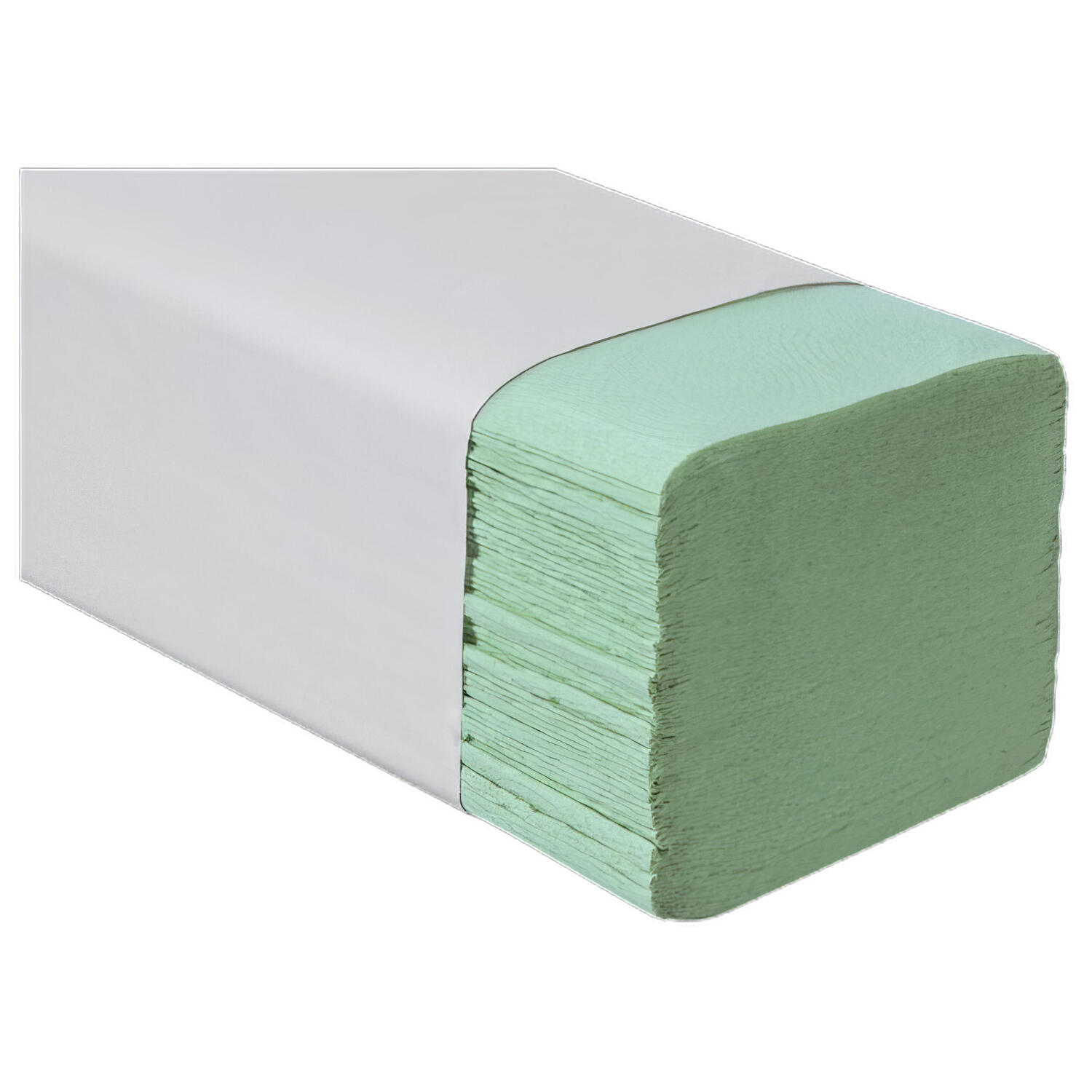 EcoLine Falthandt�cher V-Falz gr�n 24x22cm 2-lagig 20 x 200 St�ck = 4000 Stk.