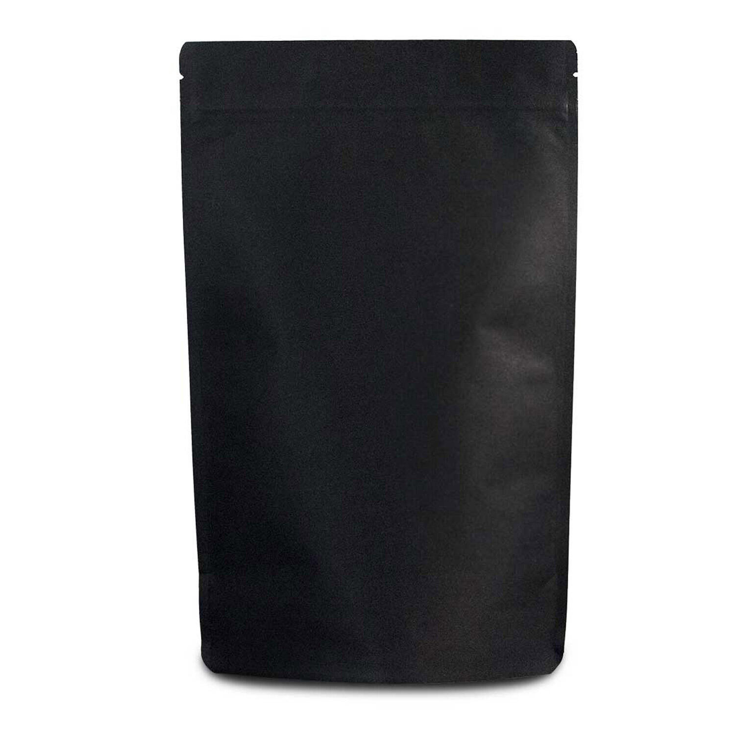 Standbodenbeutel Kraftpapier schwarz, 160x270x80mm, 750ml, 500 Stk.