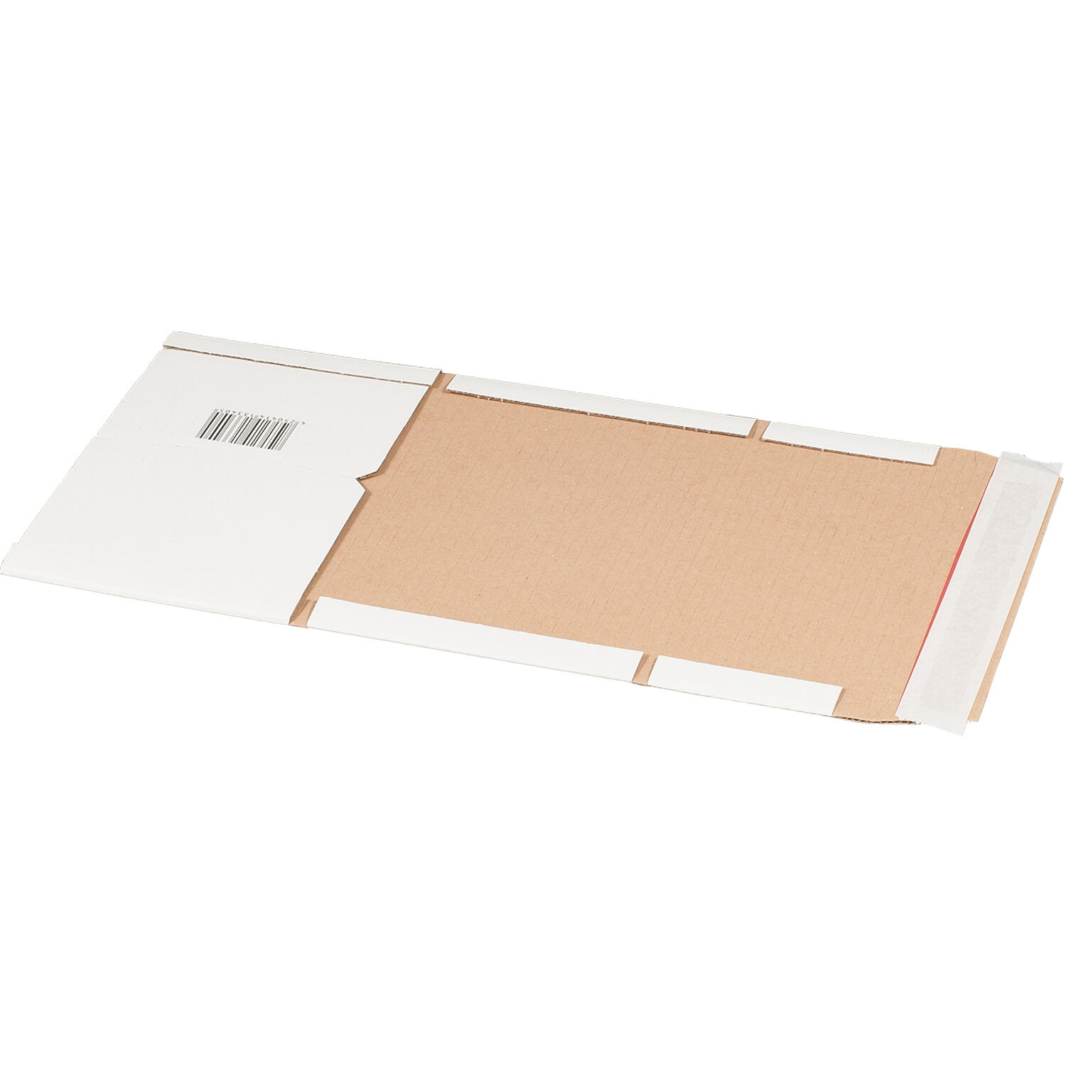 Universalverpackung 217x155mm bis 60mm Höhe Selbstklebeverschluss Aufreißfaden  A5 weiß