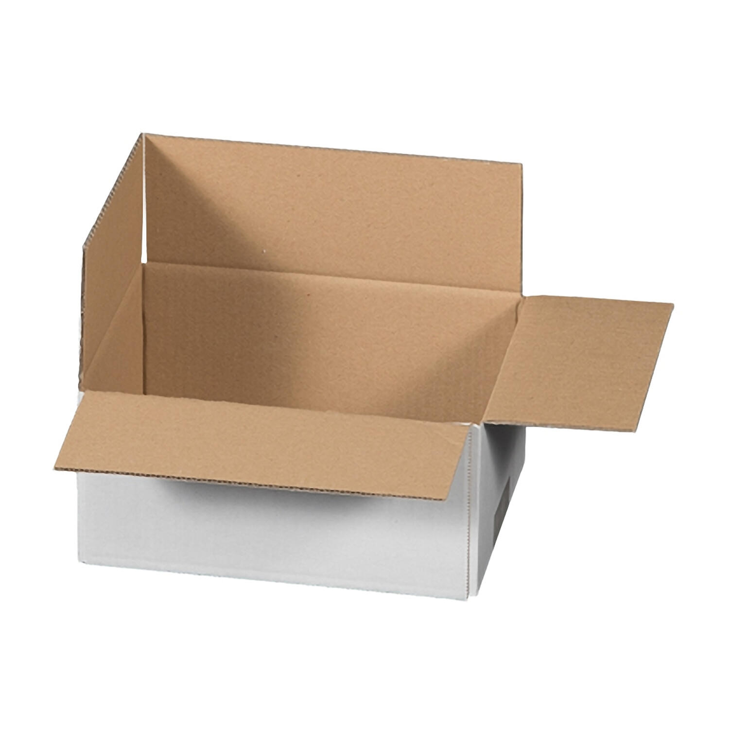 Faltkarton  200x150x100mm (Außenmaß) 1-wellig weiß