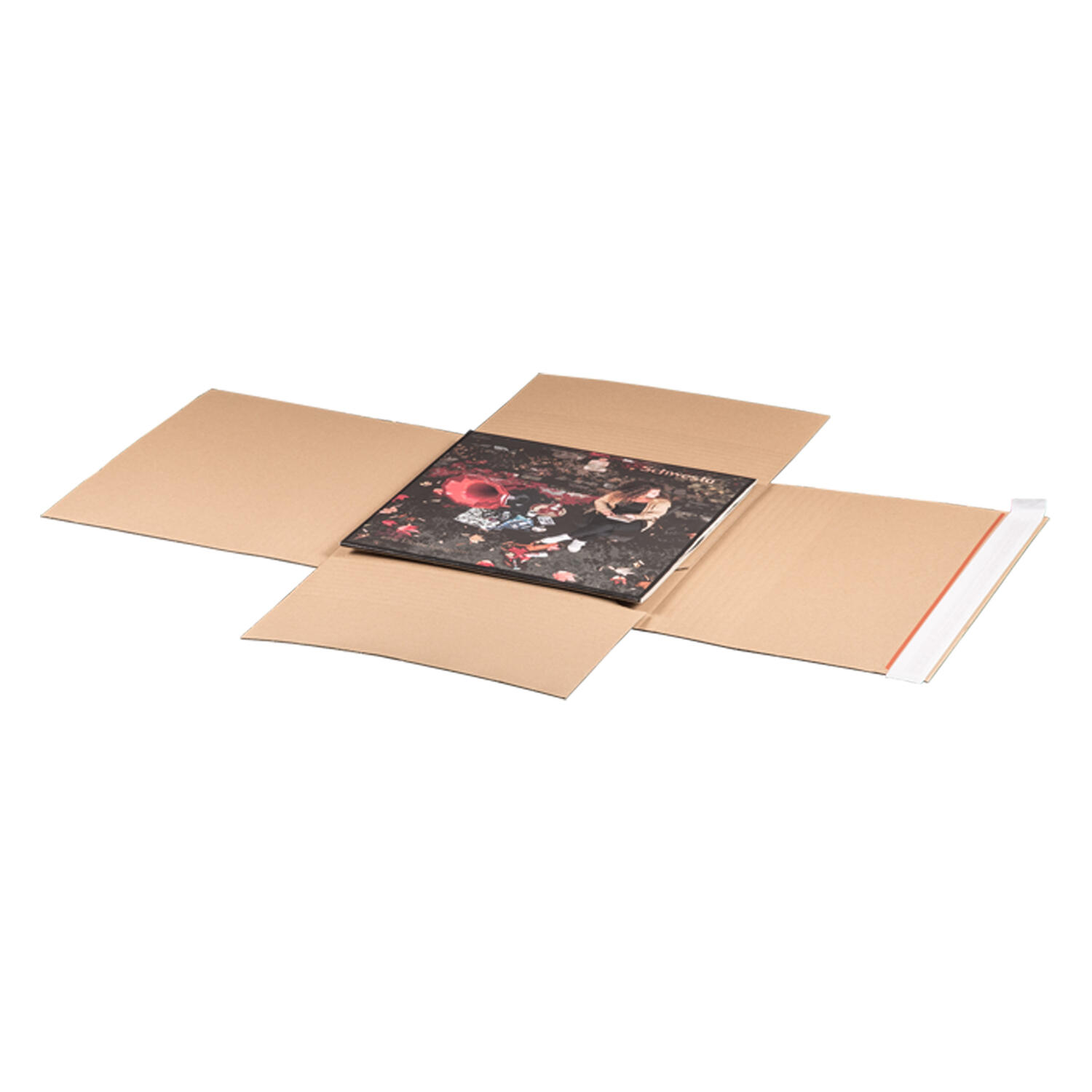 Twist-Verpackungen 330x330mm für LP's Vinyl Schallplatten Langspielplatten  bis Höhe 75mm