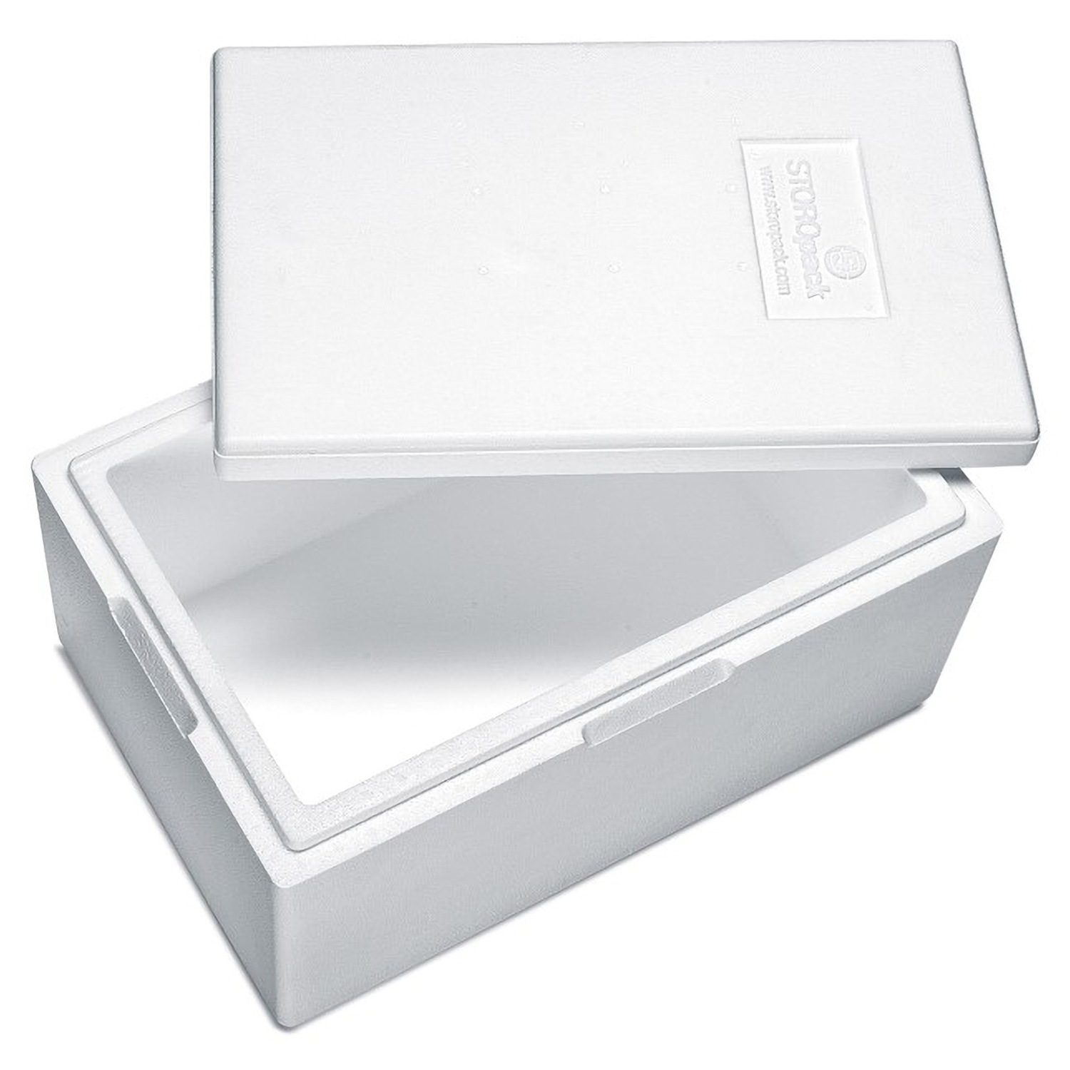 Isolierboxen mit Deckel aus Styropor EPS, 580 x 380 x 285 mm, 30,6 Liter