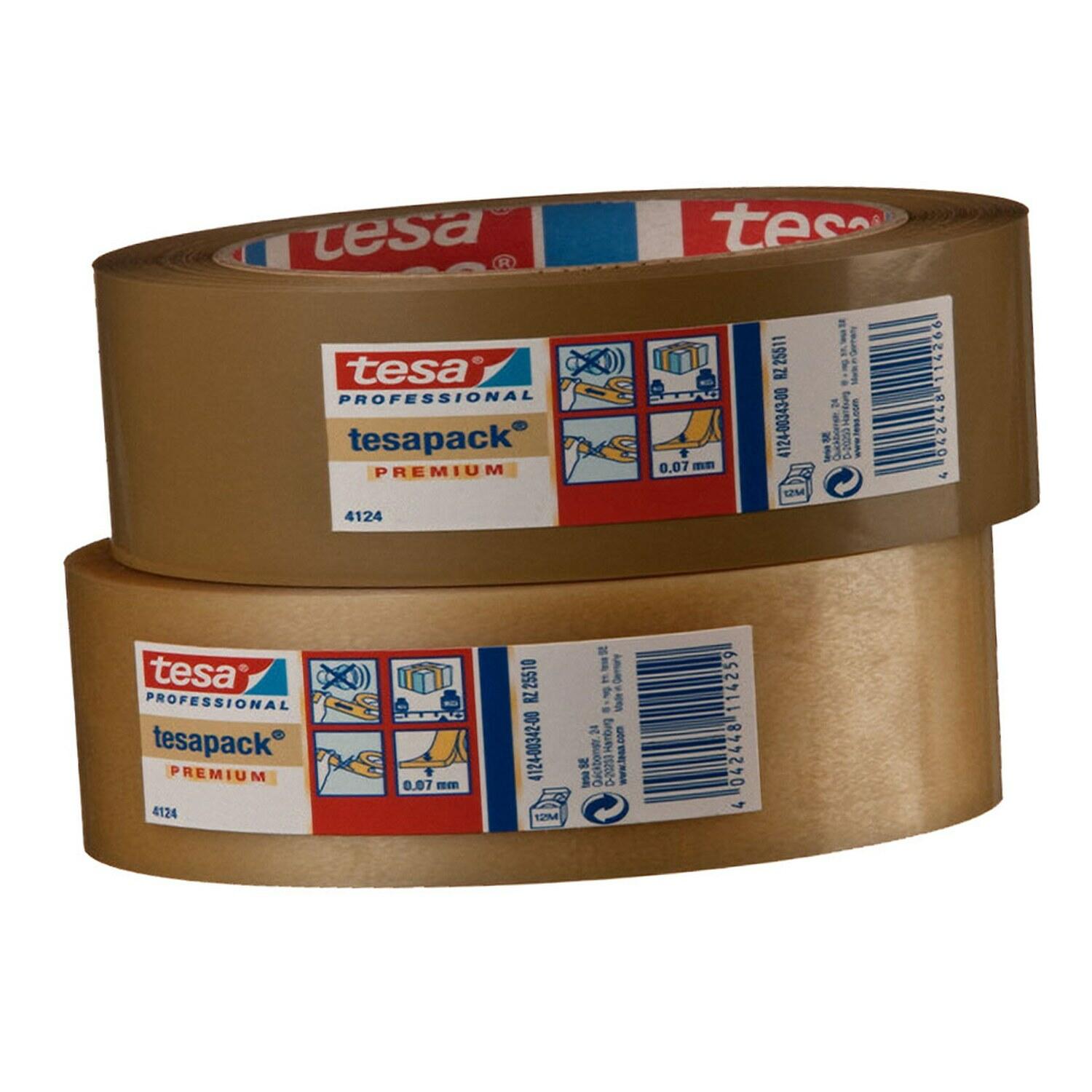 TESA Klebeband tesapack 4124, TOP-PVC, 38mm x 66m, transparent