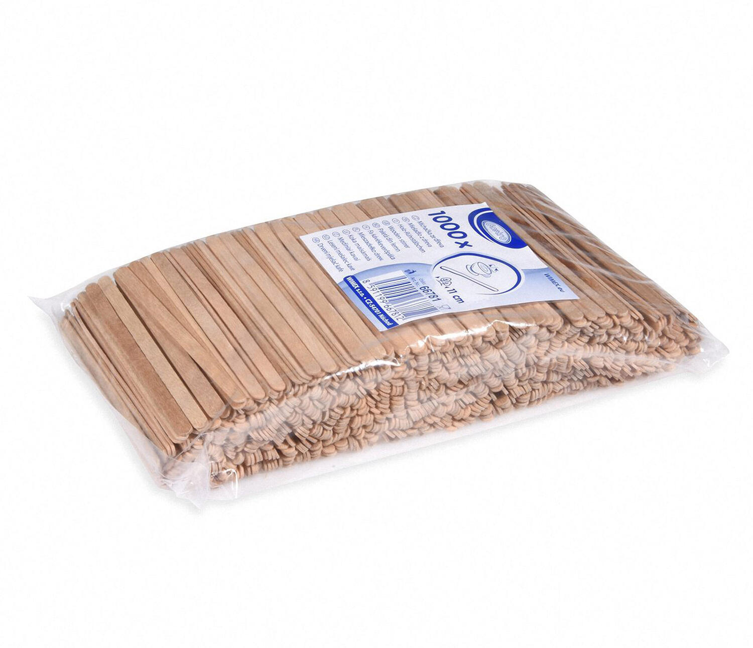 Holz-Rührstäbchen für Coffee to Go Becher und Kaffeebecher, 110mm, 1000 Stk.