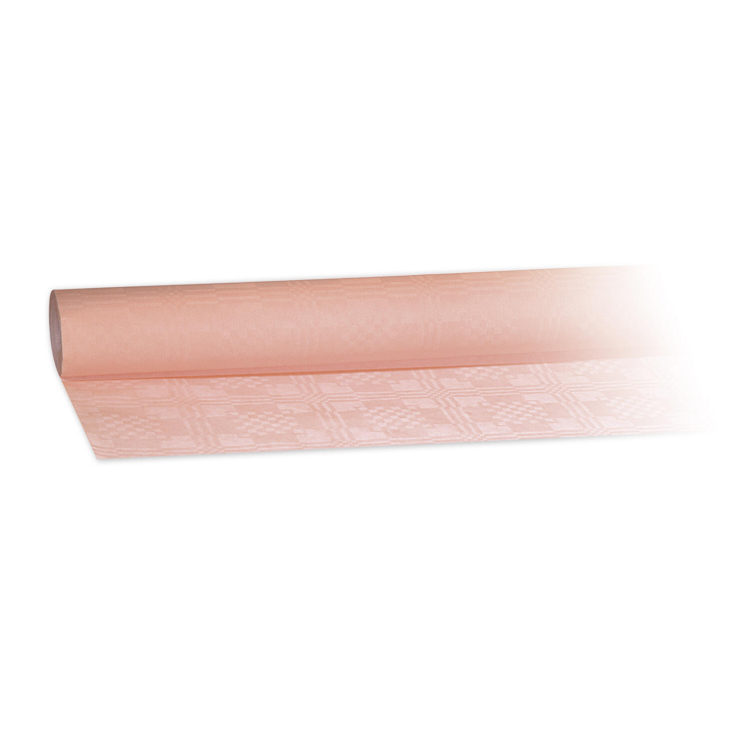 Damasttischdecke Tischtuch aus Papier, gerollt 1,20m x  8m, apricot