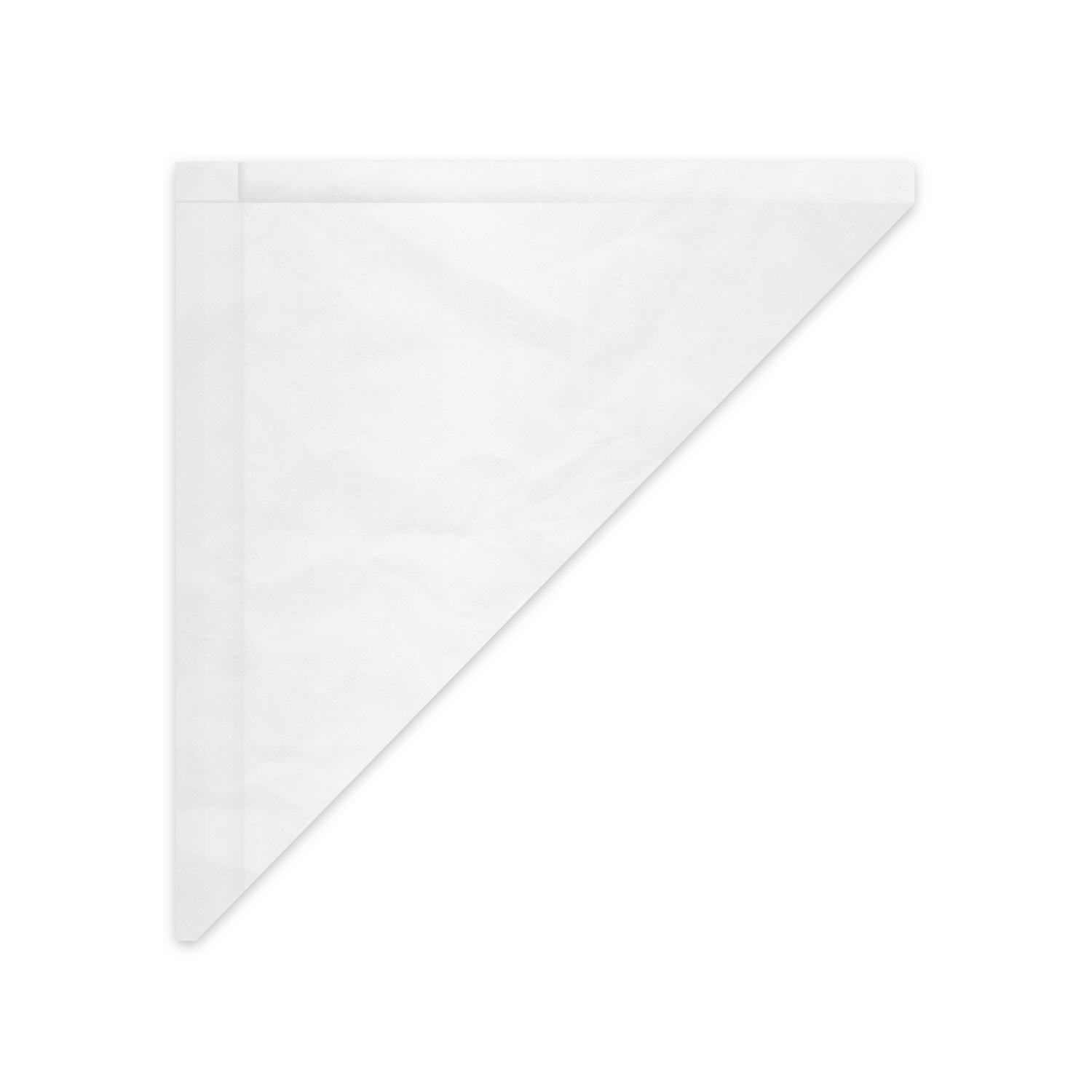 Spitztüten 23x23cm weiß gefädelt geeignet für 250g, 1000 Stk.