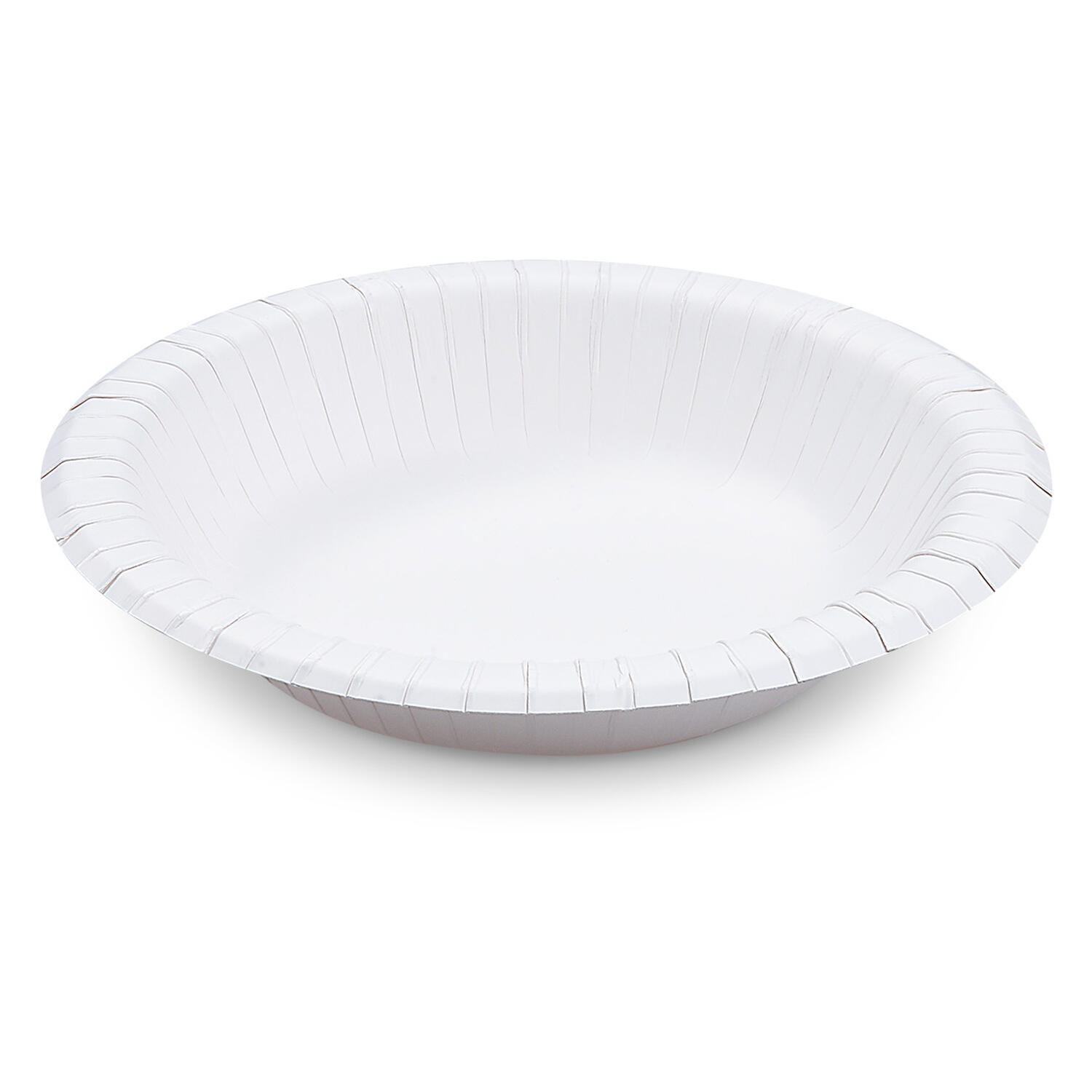BIONATURE Pappschalen FSC Mix rund 480ml Ø20cm fettdicht weiß, 50 Stk.