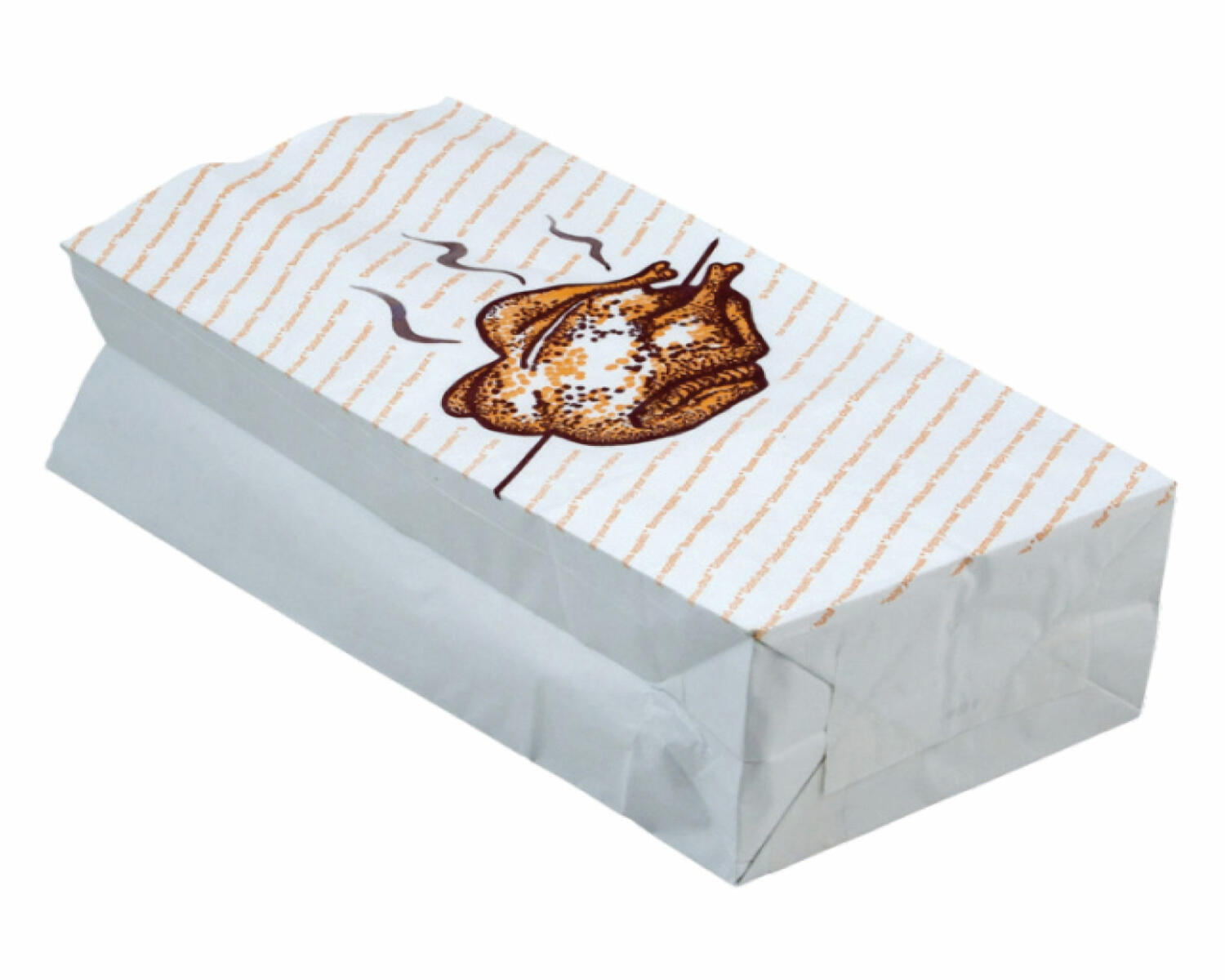 Thermo-Hähnchenbeutel Hendlbeutel für ganzes Huhn 3-lagig Alu 28x13x8cm 100 Stk.