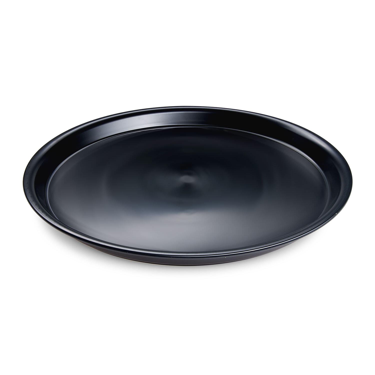 Gastro Serviertablett rund schwarz 37 x 3 cm