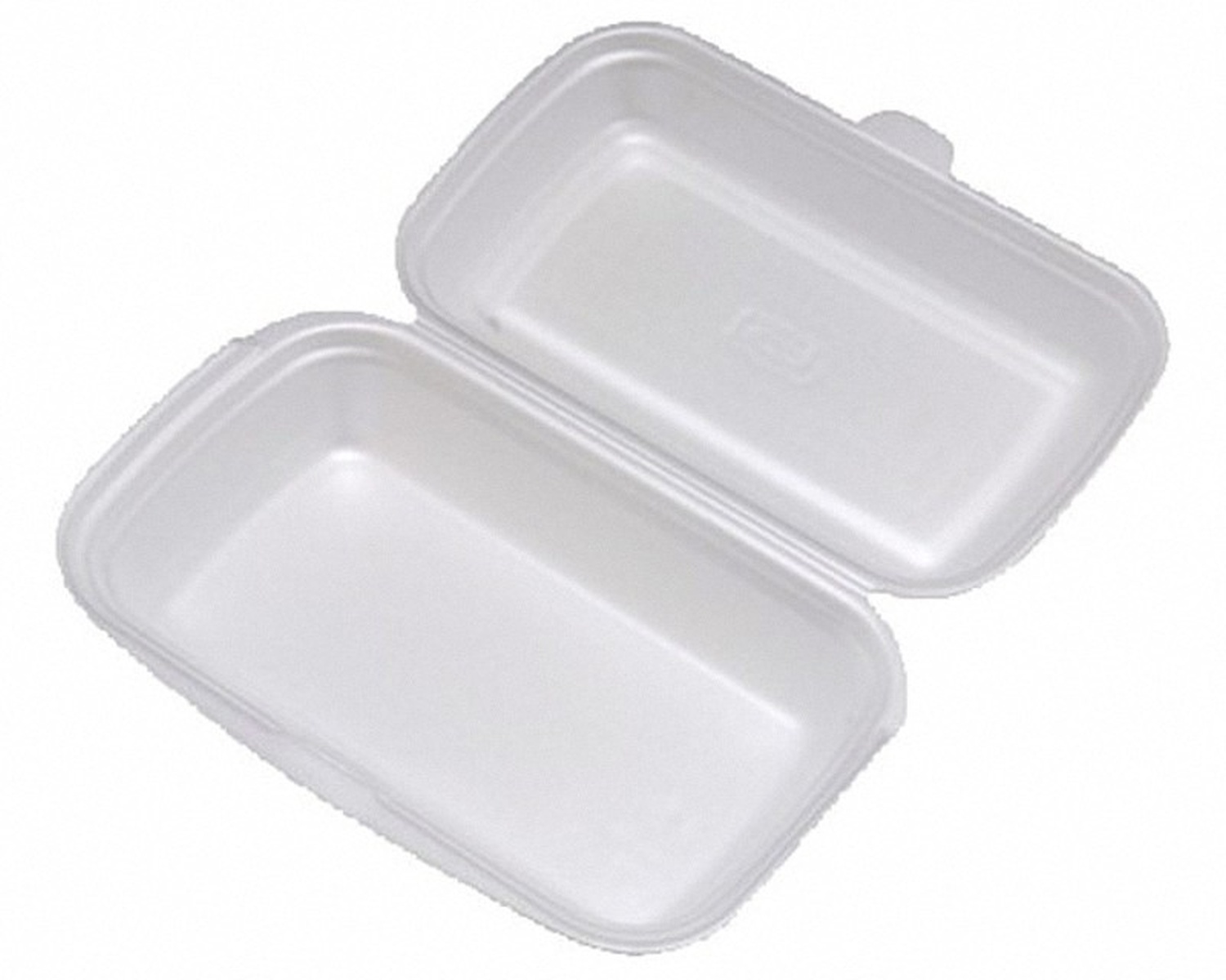 Menboxen Lunch-Boxen wei 240x133x75 mm geschumt, einteilig,  25 Stk.
