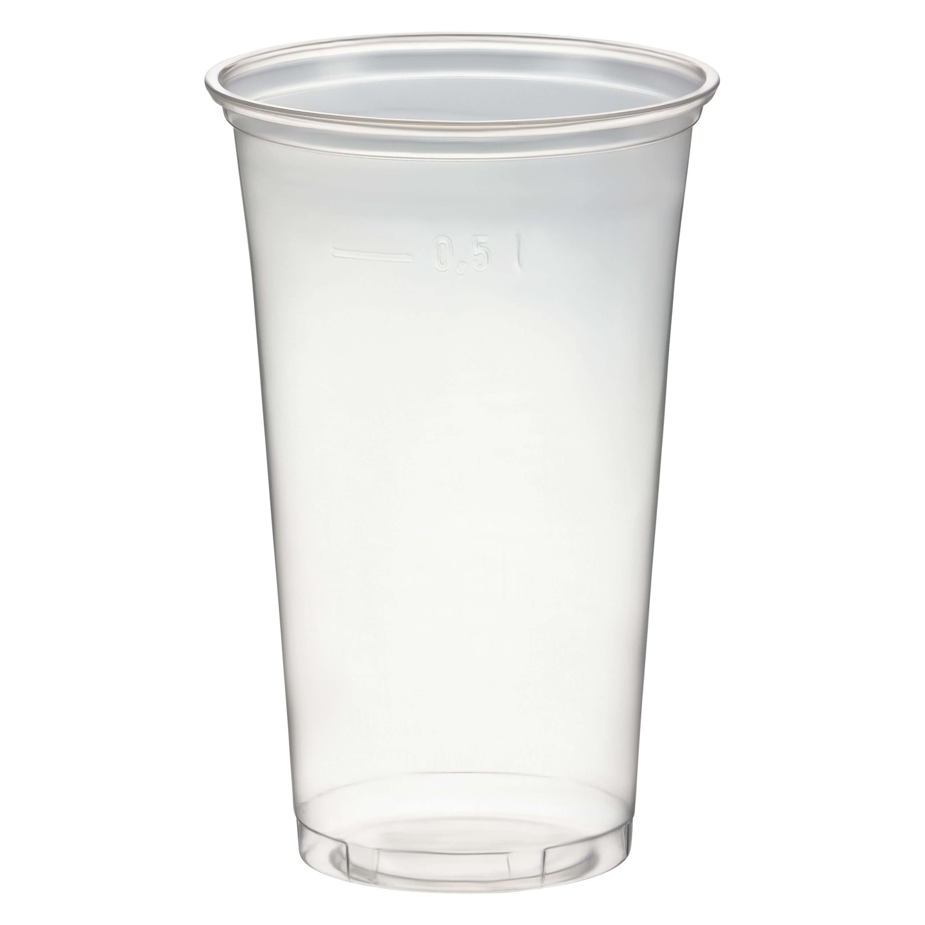 Trinkbecher Smoothiebecher Dessertbecher 500 ml, Ø 95mm, PET, glasklar, 50 Stk.