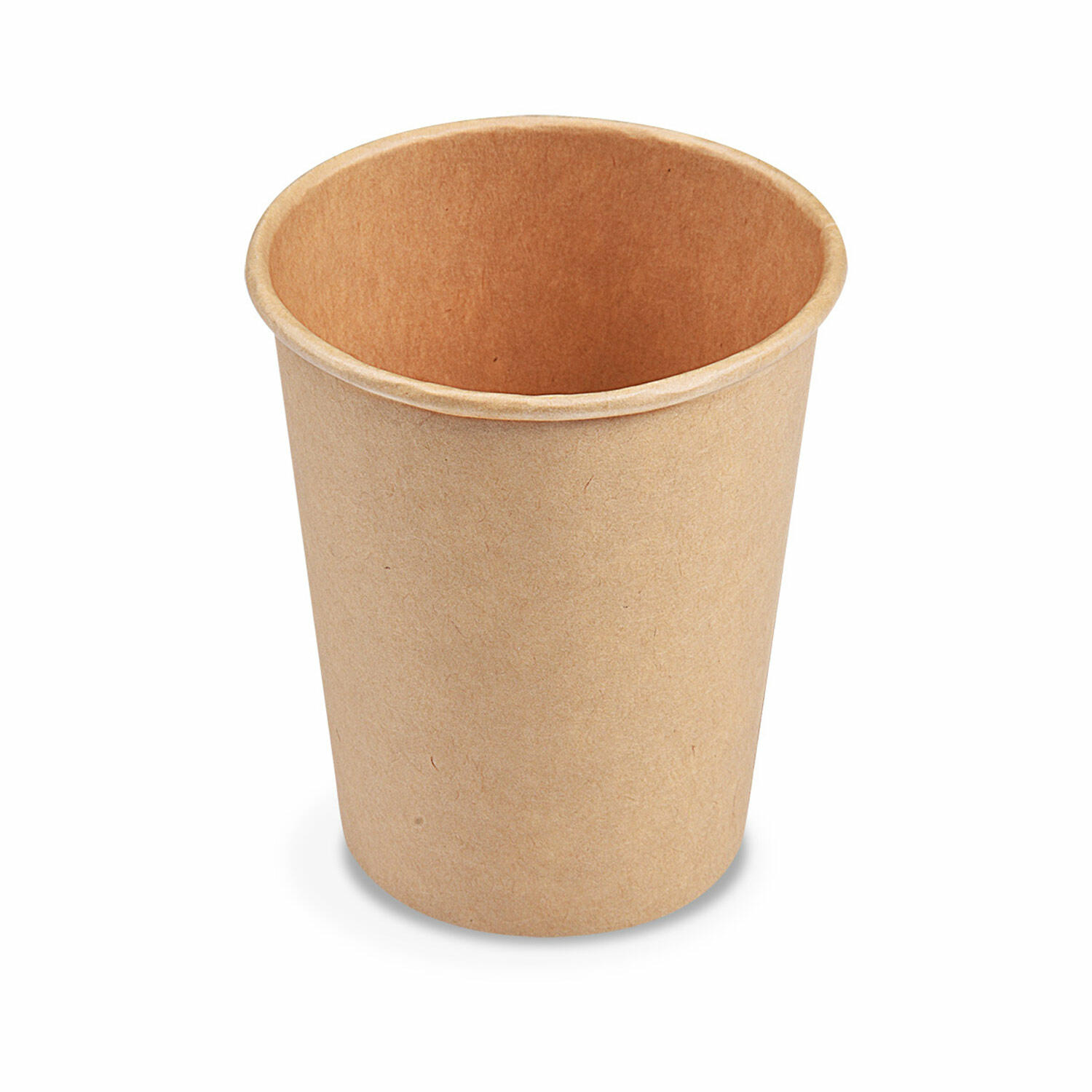 Heiß- und Kaltgetränkebecher Pappbecher braun 200ml 280ml M Ø 80mm, 50 Stk.