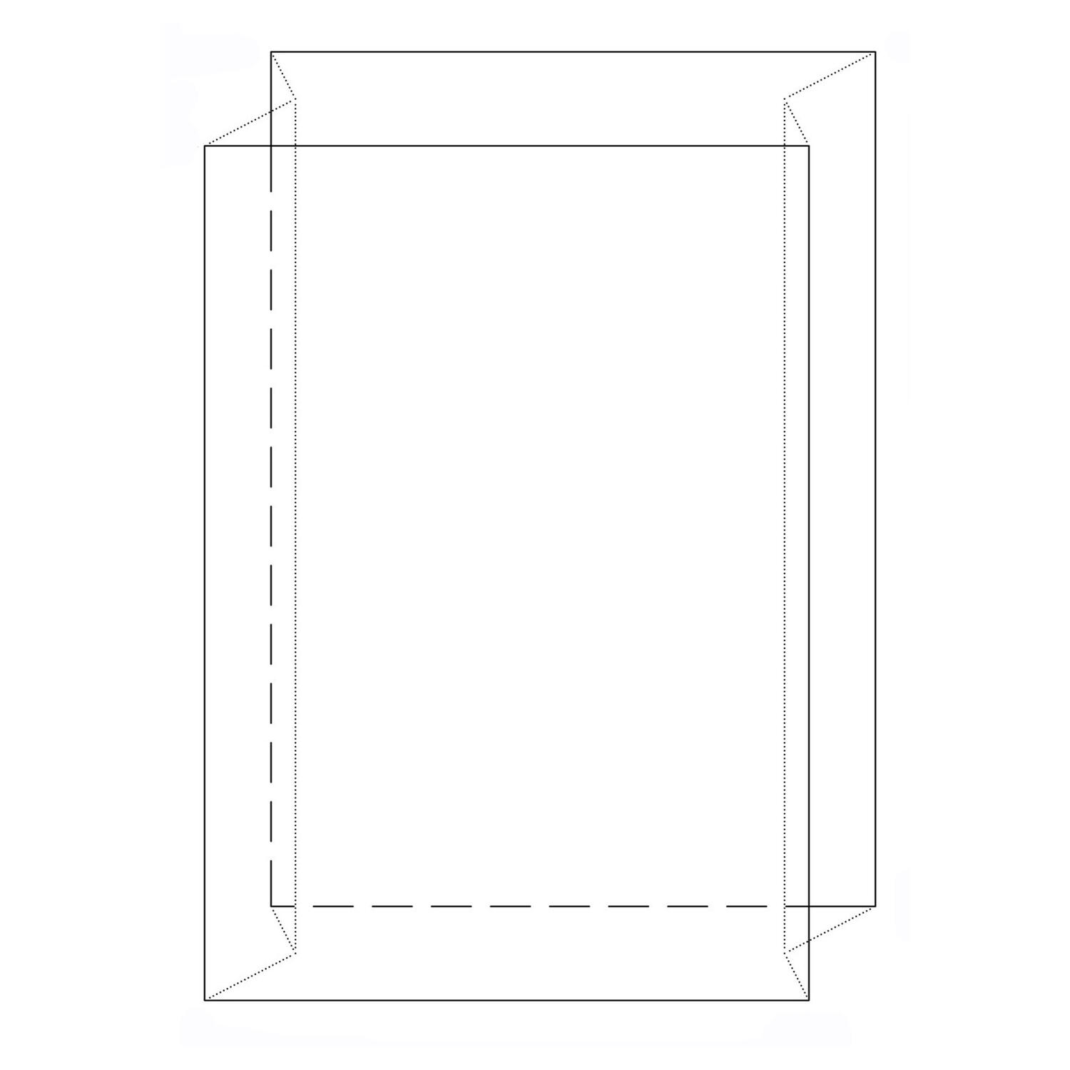 Seitenfaltensack  1250+850 x 2100 mm, LDPE transluzent, 100my