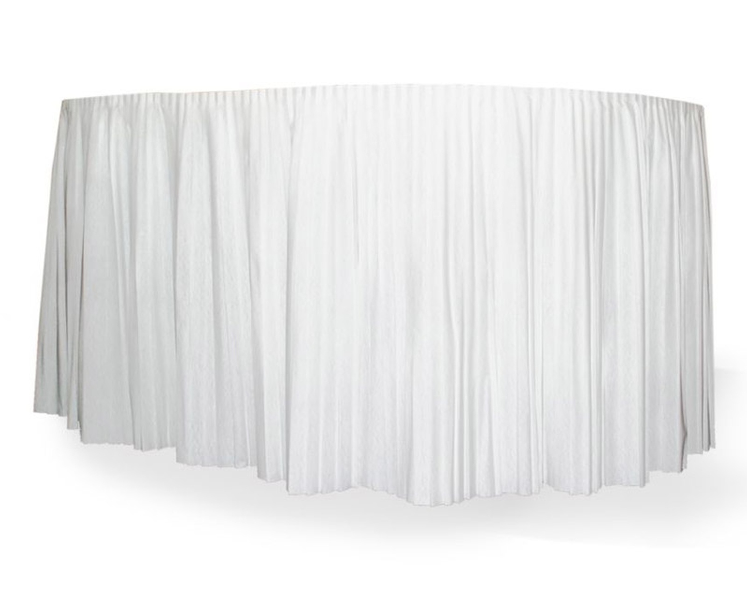 Tischskirting Tischverkleidung selbstklebend, Airlaid, 4m x 72cm gelb