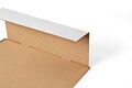 ColomPac Universal-Versandverpackung 298 x 205 x -85mm mit doppeltem Selbstklebeverschluss & Aufreifaden wei