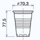 Trinkbecher wei 0,15 l, 150 ml aus PP,  70 mm, 100 Stk.