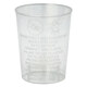 Einweg-Schnapsglas 4cl,  PS mit Eichstrich bei 2cl und 4cl, transparent, 40 Stk.