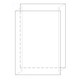 Einlegescke Seitenfaltenscke 220 x 150 x 700mm gelocht transparent 500 Stk.